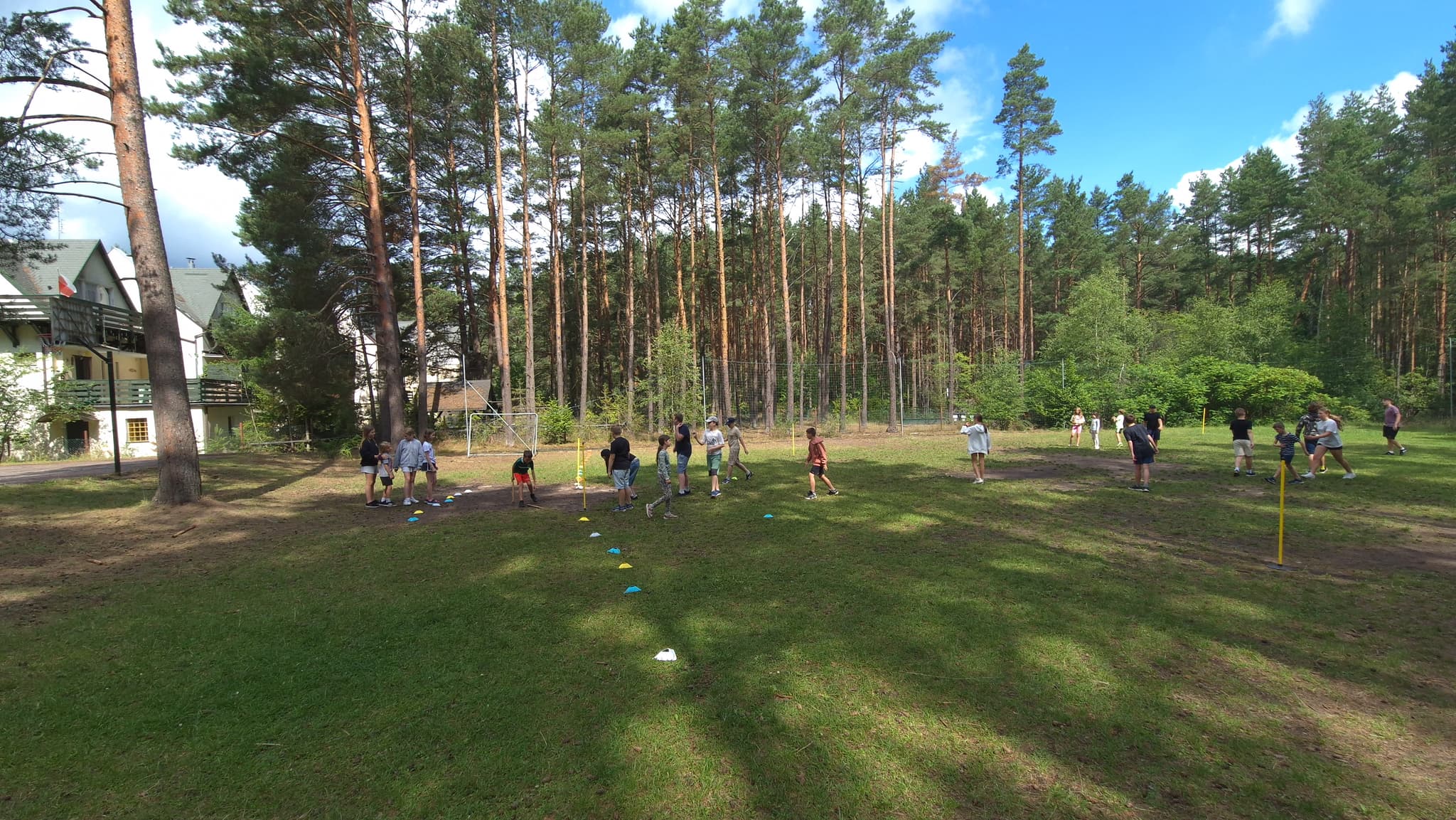 Zajęcia wodne na obozie