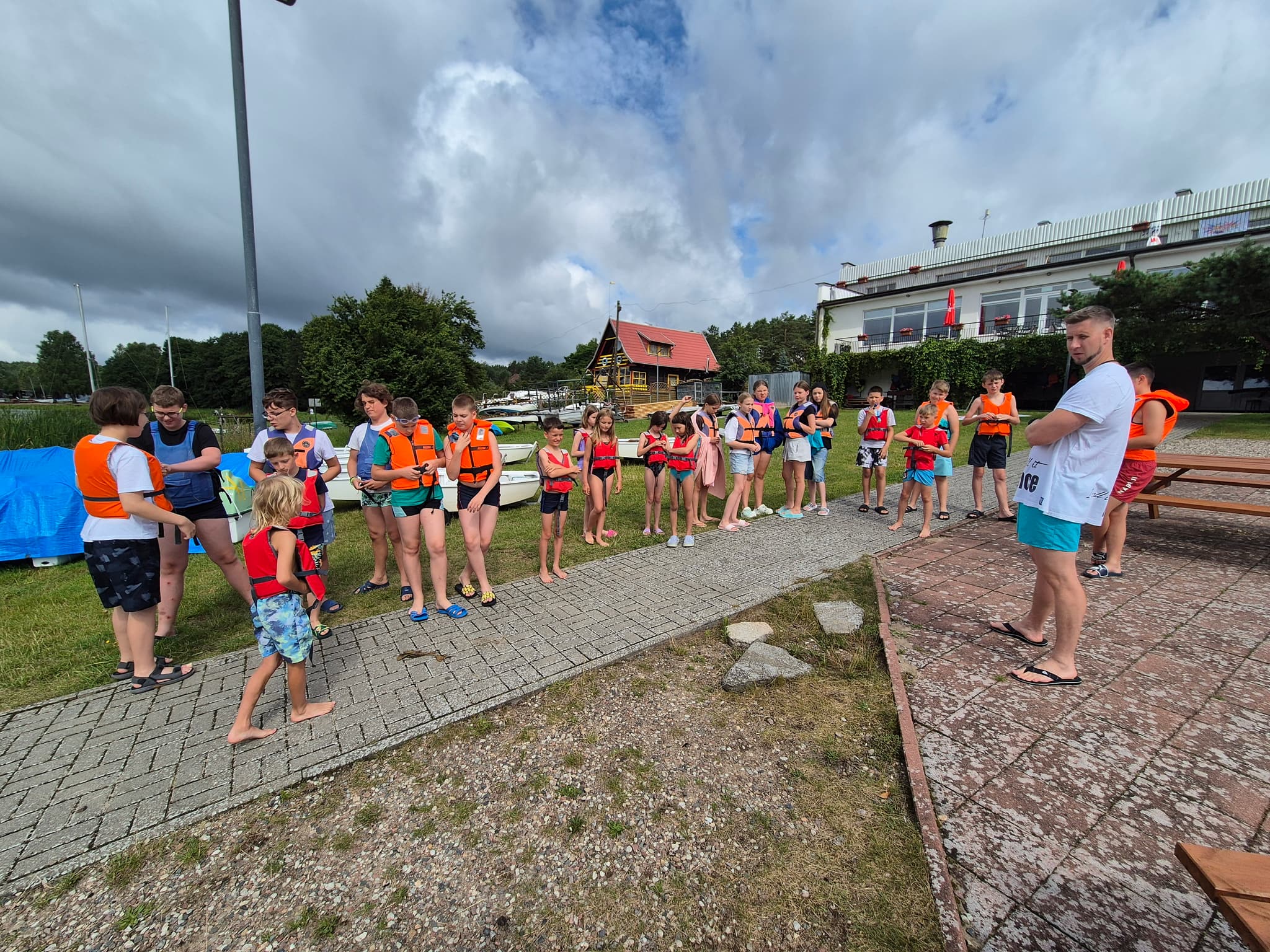 Poranne treningi na obozie